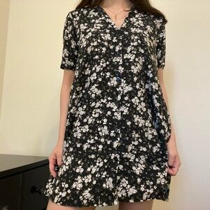 Motel Floral Babydoll Dress